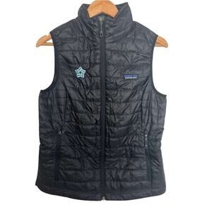 NEW Patagonia Nano Puff Vest Women M Black Insulated  Outdoor Hiking Gorpcore